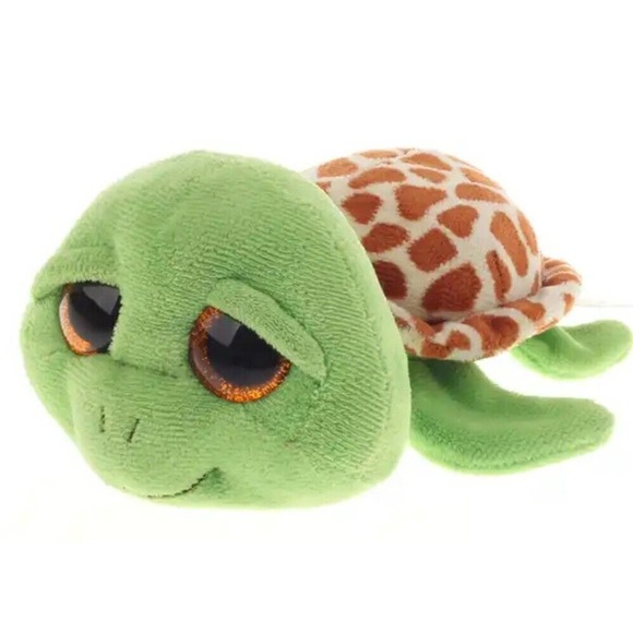 Ty Beanie Boos 10” ZIPPY the Green Turtle with Butt Tag - Picture 1 of 11